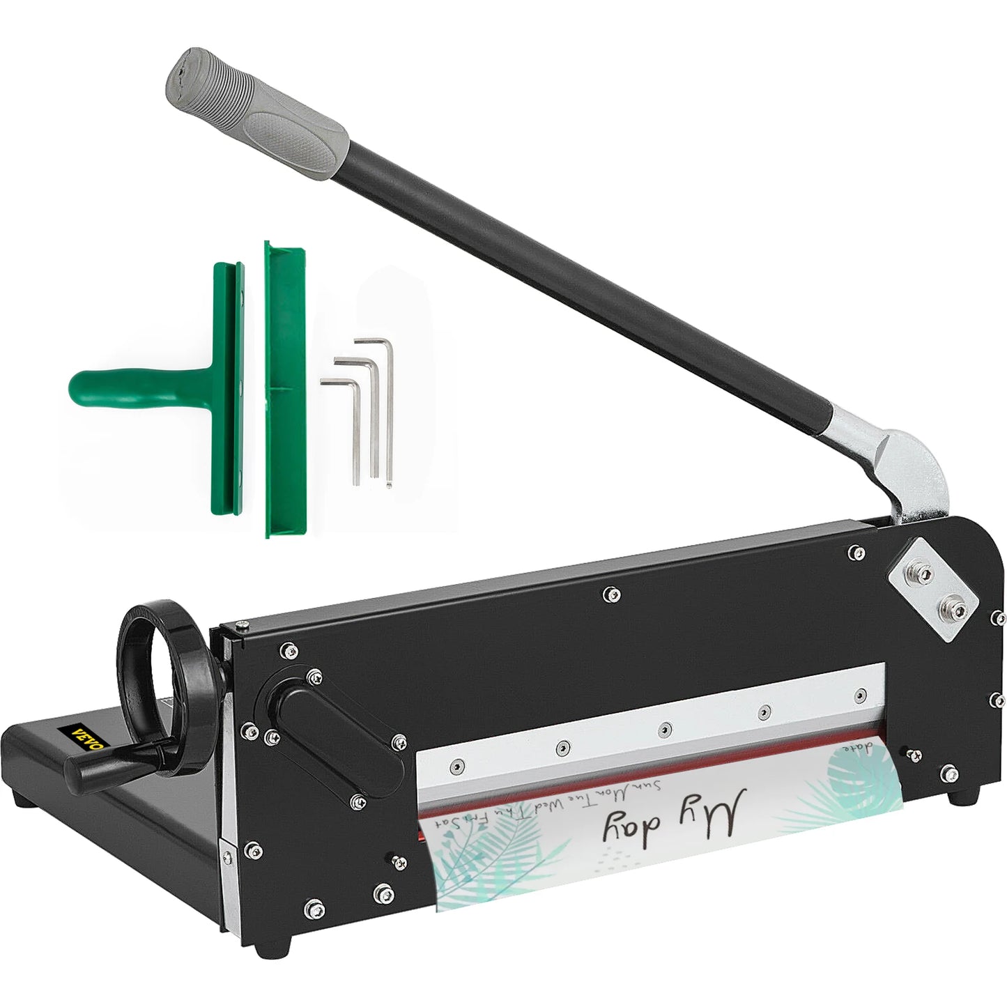 SucceBuy A4 12"Manual Paper Cutter Heavy Duty Guillotine Trimmer 300 Sheets Die Cutter Use for Home Office Laboratory Commercial