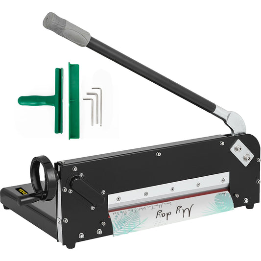 SucceBuy A4 12"Manual Paper Cutter Heavy Duty Guillotine Trimmer 300 Sheets Die Cutter Use for Home Office Laboratory Commercial