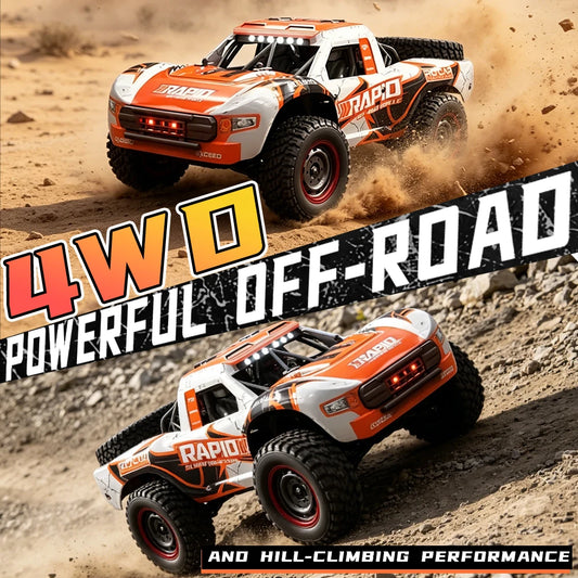 Q130B 4WD RC Car 70km/h High Speed Brushless Motor Off-Road Truck 2.4G Remote Control Vehicle Racing Car Toys for Adults Kids