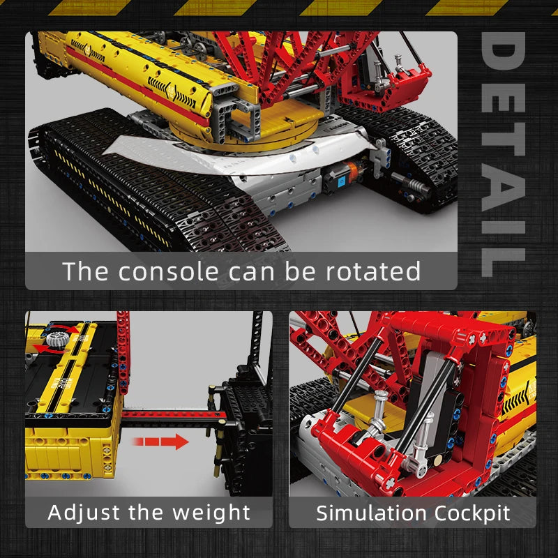 Mould King RC Crawler Crane LR13000 Building Block Set