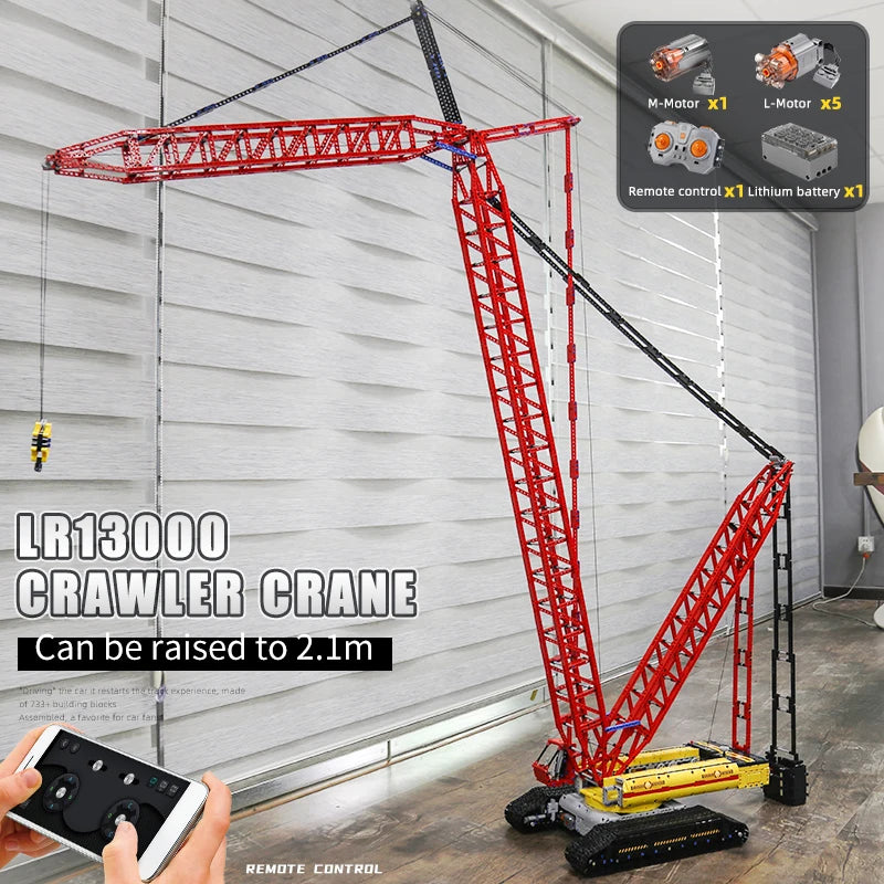 Mould King RC Crawler Crane LR13000 Building Block Set